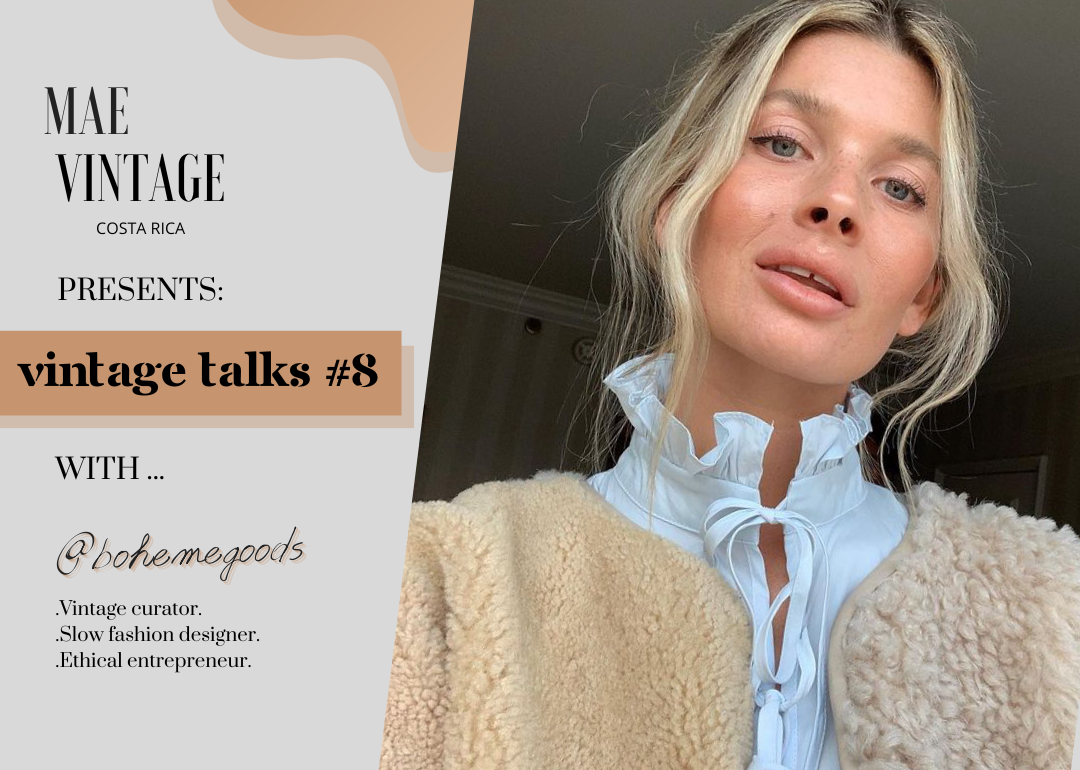 VINTAGE TALKS #8 ... with @bohemegoods