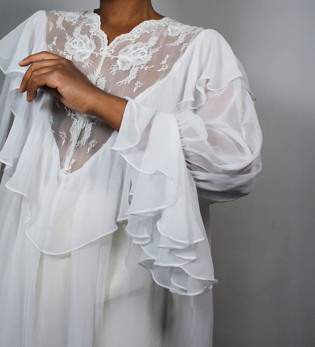 Vintage sheer blouse