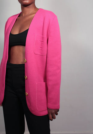 Vintage pink cardiblazer