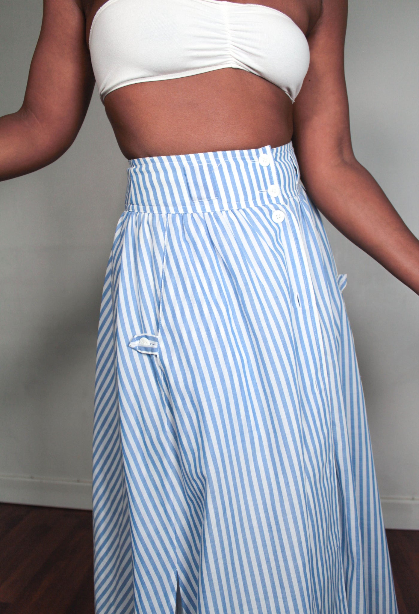 Vintage long stripped skirt