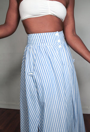 Vintage long stripped skirt