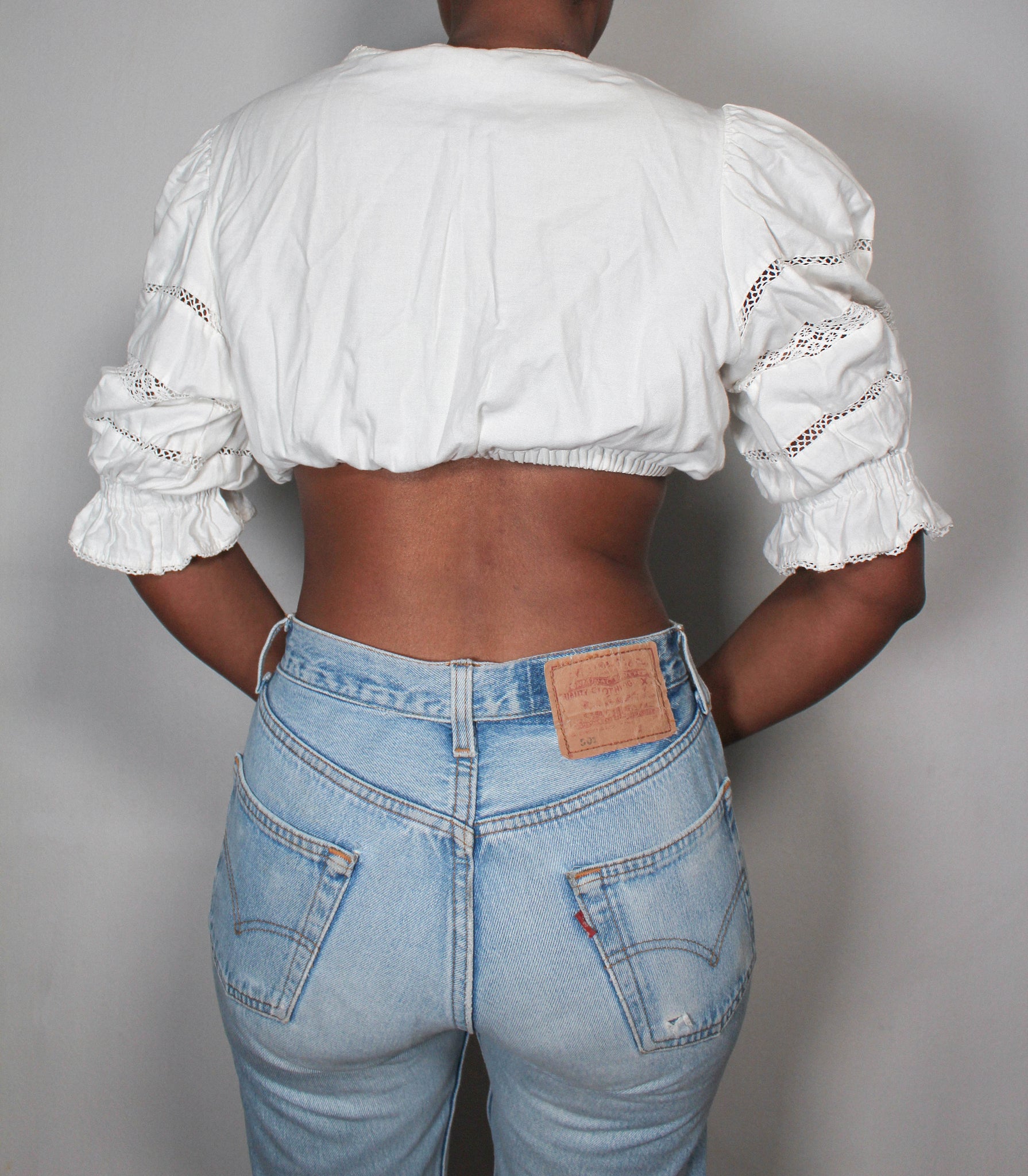 Vintage Austrian crop top