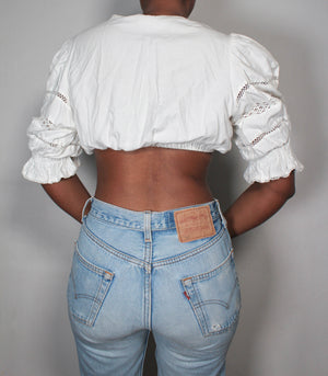 Vintage Austrian crop top